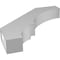 Ekena Millwork 4-in. W x 26-in. D x 26-in. H Balboa Architectural Grade PVC Knee Brace BRCP04X26X26BOA - alternate 3